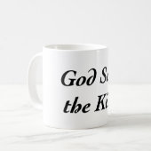 Mug Dieu sauve le roi (Devant gauche)