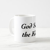 Mug Dieu sauve le roi (Devant gauche)