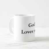 Mug Dieu t'aime ! (Devant gauche)