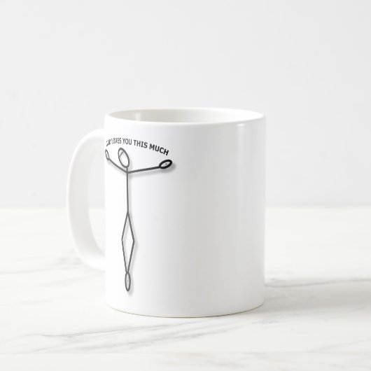 Mug Dieu t'aime tant (Devant gauche)