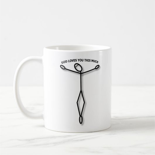 Mug Dieu t'aime tant (Gauche)