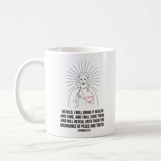 Mug Dieu Vous Bénisse Et Vous Protège. Je Vais L'Appor (Gauche)