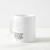 Mug Dieu Vous Bénisse Et Vous Protège. La Paix Que Je  (Devant gauche)