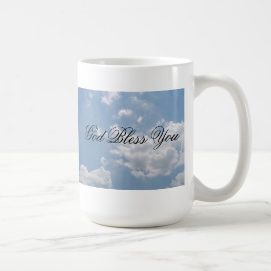 Mug Dieu vous bénissent (Droite)