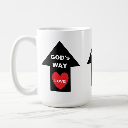 Mug Dieux Love Arrow Coeur (Gauche)