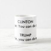 MUG "DIFFÉRENCE GRAMMATICALE ENTRE CLINTON ET L'ATOUT (Centre)