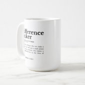 Mug Différenciateur - Citation Inspirationnelle (Devant gauche)