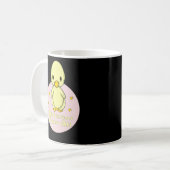 Mug Différent De Tous Kawaii Baby Duck Jaune & Rose (Devant gauche)