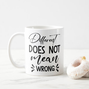 Mug Différent Ne Signifie Pas Mal