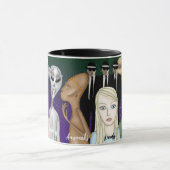 Mug Différentes espèces Aliens, OVNI, Planètes (Centre)