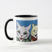 Mug Différents Chats Regardent, Louis Wain (Gauche)