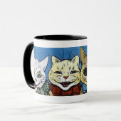 Mug Différents Chats Regardent, Louis Wain (Devant gauche)