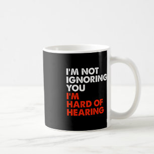 Mug Difficile à entendre Amusant ASL Langue des signes