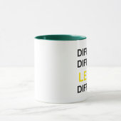 Mug ` Difficile, difficile, citron, difficile' (Centre)