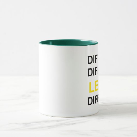 Mug ` Difficile, difficile, citron, difficile' (Centre)