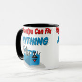 Mug Difficulté quelque chose grand-papa (Devant gauche)