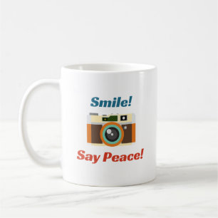 Mug Diffuser la paix sans craindre la vieille caméra