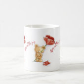 Mug Diffusez la joie mignonne teddy inspiration coutum (Centre)
