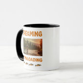 Mug Diffusion et téléchargement de la pêche à la mouch (Devant gauche)