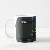 Mug Digital Watch Face Design (Gauche)