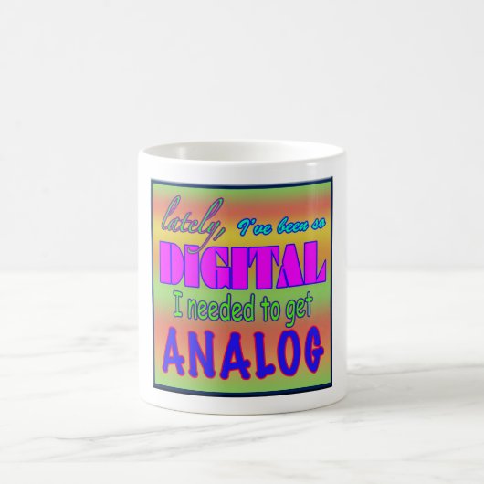 Mug Digitals/tasse de l'analogue 2 (Centre)