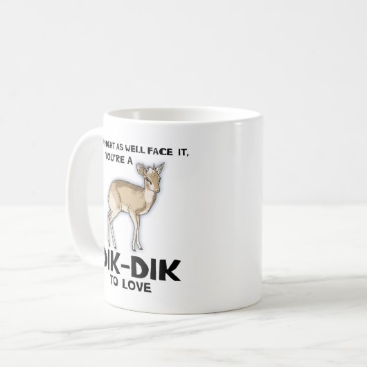 Mug Dik-Dik à l'amour (Devant gauche)