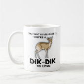 Mug Dik-Dik à l'amour (Gauche)