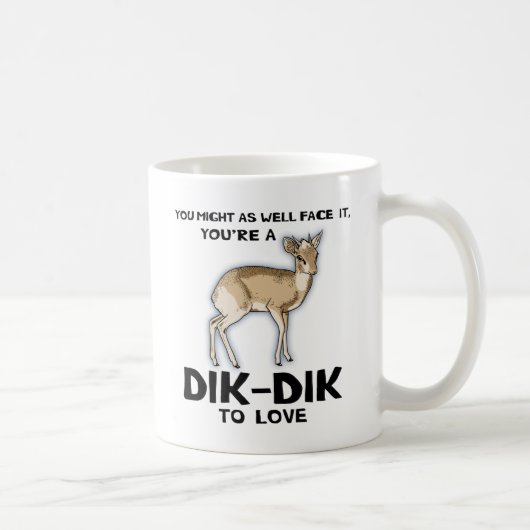 Mug Dik-Dik à l'amour (Droite)