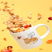 Mug Dilemma Tigre et Lapin Drôle - Belle Comique Anima