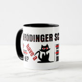 Mug Dillema de Schrodinger (Devant gauche)