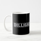 Mug DILLIGAF - Drôle, grossier "fais je regarde comme (Gauche)
