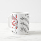 Mug Dillon, l'origine, la signification et la crête (Devant gauche)