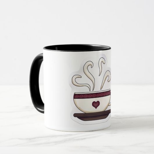 Mug d'illustration de café (Devant gauche)