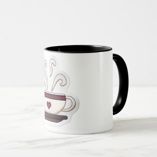 Mug d'illustration de café (Devant droit)