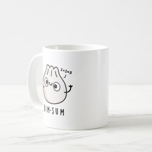 Mug Dim-sum Funny Dimsum Math Pun (Devant gauche)