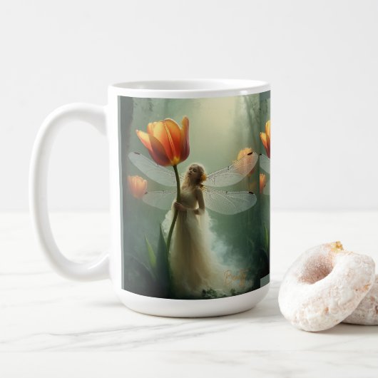 Mug d'Imaginaire Fée Tulipe Enchantée (Avec donut)