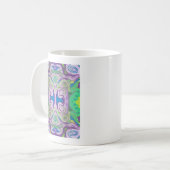 Mug d'Imaginaire vert pourpre (Devant gauche)