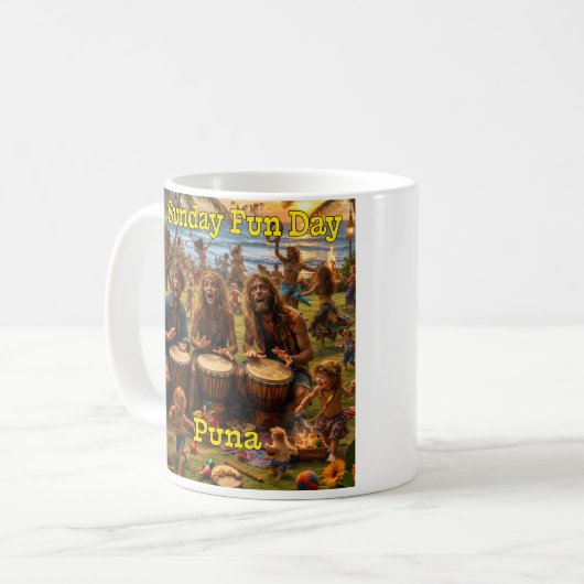 Mug Dimanche Fun Day (Devant gauche)