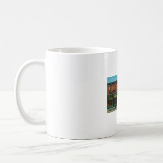 Mug Dimanche matin tôt - Edward Hopper (Gauche)