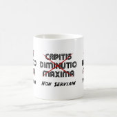 Mug diminution de tête maxima non serviam (Centre)