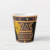 Mug d'impression africaine multicolore (Devant)