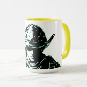 Mug d'impression d'image du soldat (Devant droit)