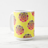 Mug d'impression Mandala coloré (Devant gauche)
