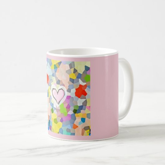 Mug d'impression Pastel classique (Devant droit)