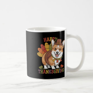 Mug Dinde de chien Corgi de Thanksgiving