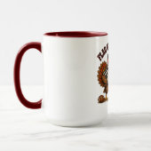Mug Dinde de l'heure de Thanksgiving Design (Gauche)