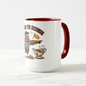 Mug Dinde de l'heure de Thanksgiving Design (Devant droit)