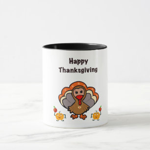 Mug Dinde de Thanksgiving avec des amis