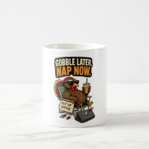Mug Dinde de Thanksgiving : Faire la sieste maintenant