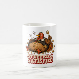 Mug Dinde de Thanksgiving farcie et satisfaite